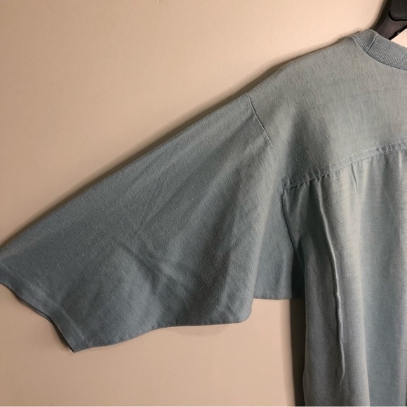 VINTAGE | COLLEGIATE PACIFIC Camp Omega Football Jersey Blue Size Large - Picture 9 of 11